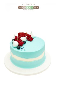  Tort Niebieski z Owocami