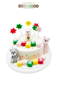 Tort na Roczek Misie