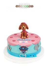  Tort  Psi Patrol dla dziewczynki Skye