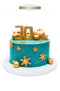 Tort na 30-ste Urodziny Dla Kobiety Złoty