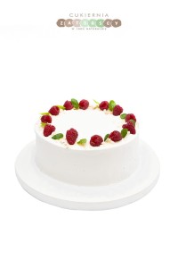  Tort Lodowy Bezowy z Malinami