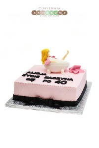 Tort Kobieta w Wannie