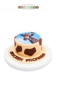 Tort mini dla dzieci Żyrafa 