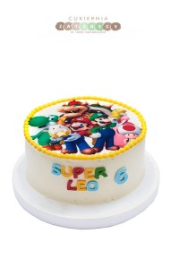 Tort z opłatkiem Super Mario Bros