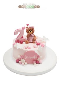  Tort  Miś dla Dziewczynki