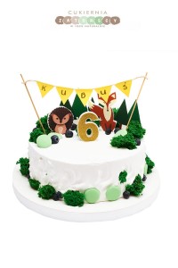 Tort Las Zwierzęta Lisek Jeżyk