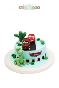 Tort Cars Autka Zygzak Mcqueen Złomek