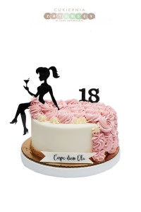  Tort Na 18 Urodziny dla Kobiety Topper