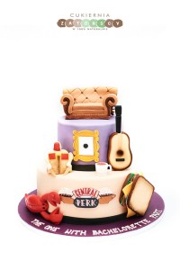 Tort Przyjaciele Friends Dwupiętrowy