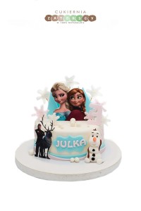 Tort Kraina Lodu Elza Bałwanek Olaf Kristoff