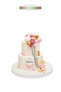 Tort Na Chrzest Dla Dziewczynki Balony