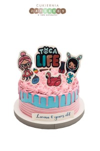  Tort  Toca Life Dla Dziewczynki