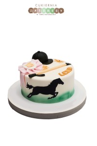 Tort Koń Kask Jeździecki