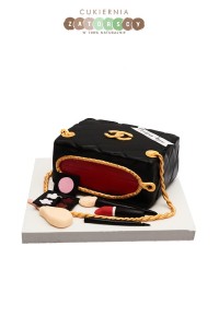  Tort  Torebka Chanel z Kosmetykami dla Kobiety