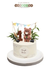  Tort Na Roczek Miś Naked 