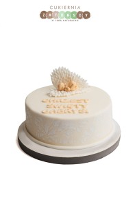  Tort na Chrzest z Dzidziusiem 