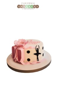  Tort mini dla dzieci Baletnica 