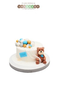 Tort na Roczek Dla Chłopca Miś 