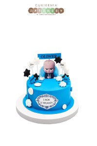 Tort na roczek Dzieciak rządzi