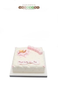 Tort na Chrzest dla Dziewczynki