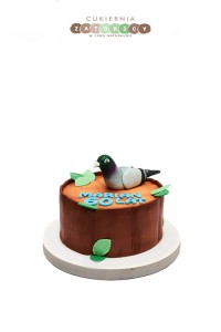 Tort z Gołębiem Ptak