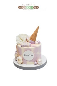  Tort  Lizaki Perły Lody dla Dziewczynki