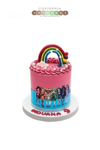Tort Rainbow High Tęczowy Tort dla Dziewczynki