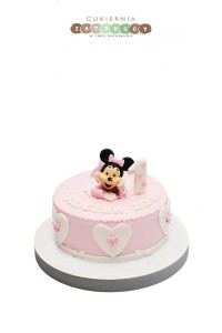 Tort mini na roczek Myszka Minnie