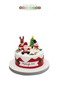Tort Świąteczny Mikołajkowy