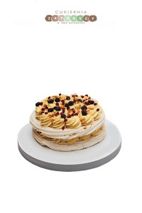  Tort Bezowy z Kremem Marakuja