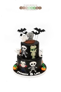 Tort Duch Mumia Szkieletor Wampir Nietoperze