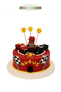 Tort Cars Autka Zygzak Mcqueen  dla Chłopca