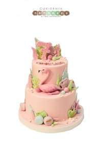 Tort Flaming dla Dziewczynki