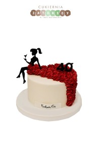  Tort Na 40-ste Urodziny dla Kobiety Topper 