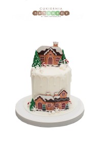 Tort Świąteczny Zimowy 