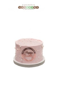 Tort Różowy Dla Kobiety Happy Birthday