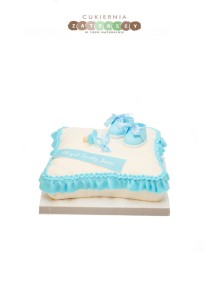 Tort na chrzest Poduszka