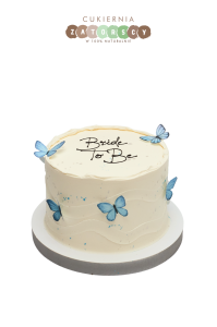  Tort Na Wieczór Panieński Bride to Be Motyle