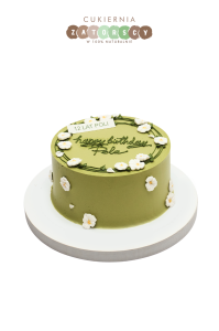  Tort Urodzinowy w Kremie Kwiatki