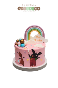  Tort  Królik Bing Tęcza 