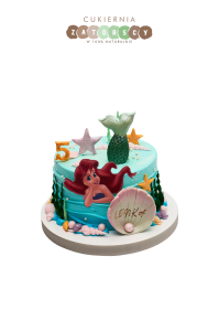  Tort Arielka Syrenka  dla Dziewczynki