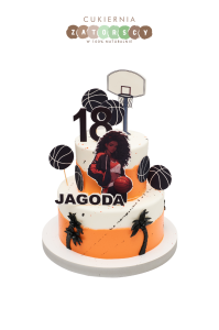 Tort dla Koszykarki na 18-ste Urodziny