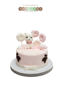 Tort Kot dla Dziewczynki