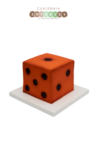 Tort Kość do Gry 3d