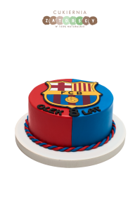 Tort Piłka Nożna Dla Chłopca FC Barcelona