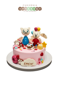 Tort Kicia Kocia dla Dziewczynki