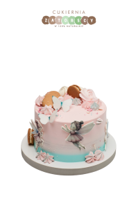 Tort Wróżka Motylki dla Dziewczynki