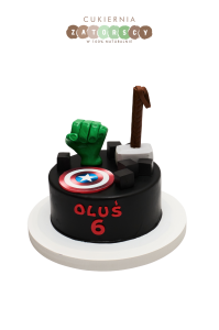  Tort dla dzieci Avengers Hulk Rękawica