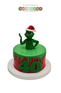  Tort Grinch na 40-ste Urodziny