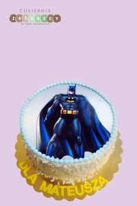 Tort z opłatkiem Batmana  